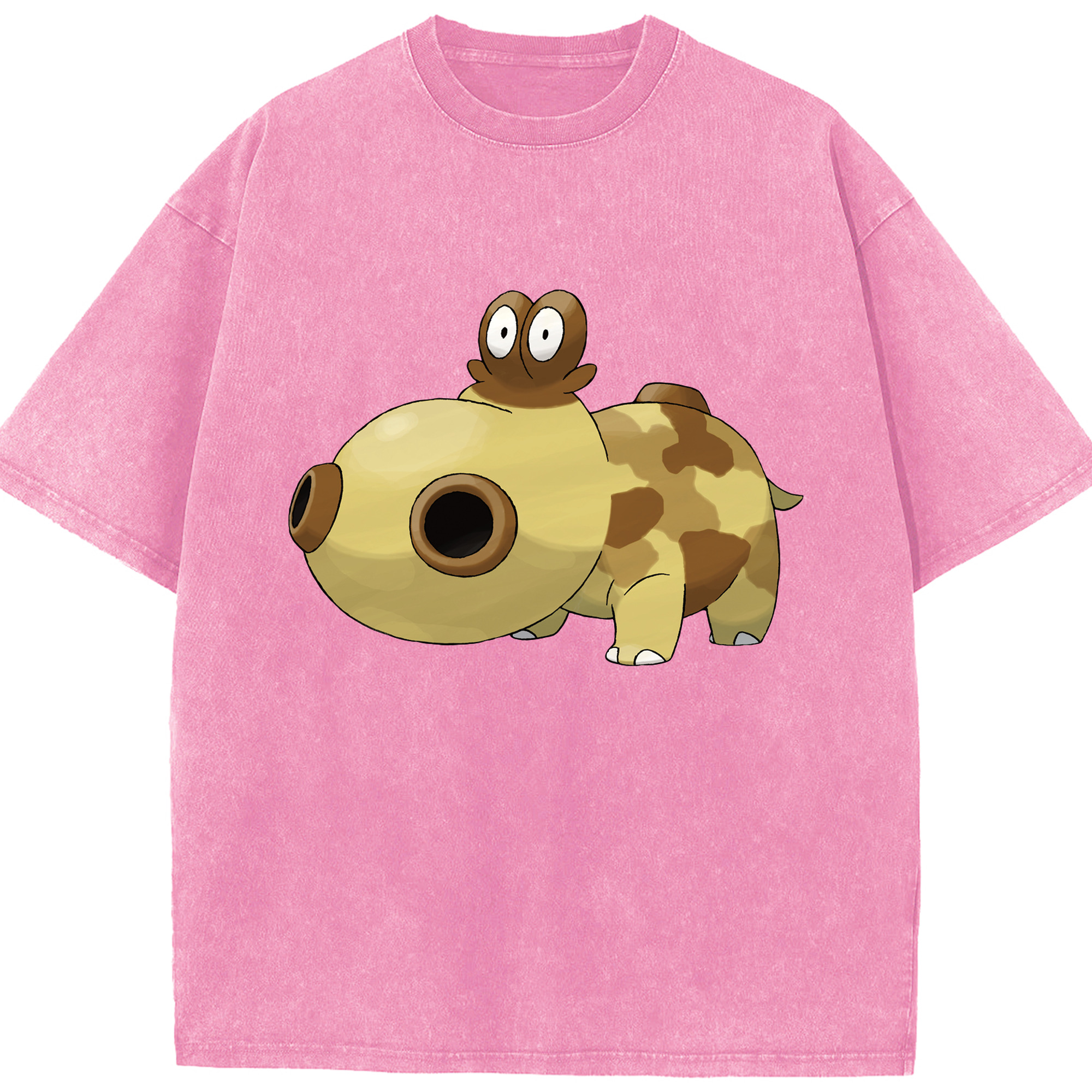 （画像用） ポケットモンスター Pokémon 綿100% ヴィンテージ風 半袖Tシャツ（フロントプリント）